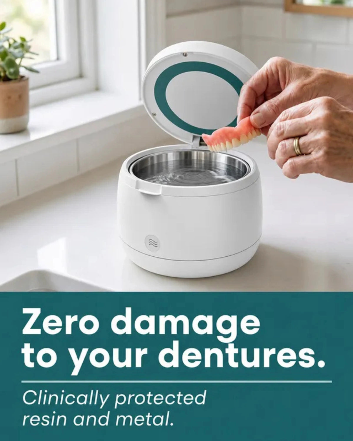 DentaPod™ - Ultrasonic Cleaner & UV Sterilizer